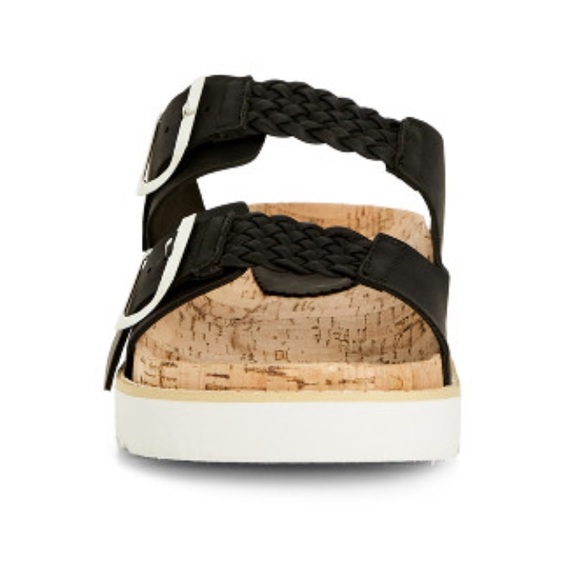 NEW EVANS
WIDE FIT Chloe Plait Sandals - black WOMENS 8.5 - Picture 6 of 7